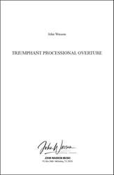 Triumphant Processional Overture Concert Band sheet music cover